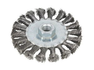 FLAT TWIST KNOT WIRE WHEEL 100MM M14 X 2