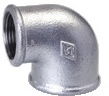 Vale® DIN Standard Galvanised 90° Female Reducing Elbow 