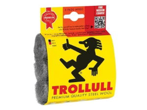 STEEL WOOL PADS- ASSORTED GRADES (PACK 3)