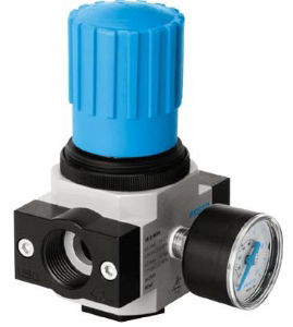 Festo Mini Pressure Regulator with Gauge G1/8