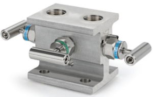 Ham-Let Astava 3 way direct mount manifold with NPT connection