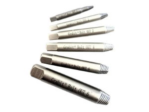 DAMAGED BOLT REMOVER SET- 6 PIECE