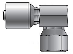 Gates MegaCrimp® Female BSPP 90° Block Elbow Coupling