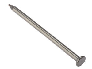 Forgefix Round Head Nails, Bright Finish