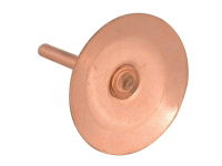 COPPER DISC RIVETS 20 X 20 X 1.5MM (BAG 100)