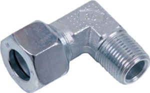 EMB® DIN 2353 Stainless Steel Male Stud Elbow NPT