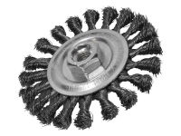 CIRCULAR WIRE BRUSH 115 X 12MM M14 BORE 2 0.35MM WIRE