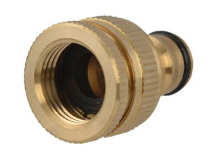 BRASS DUAL TAP CONNECTOR 12.5 - 19MM (1/2 - 3/4IN)