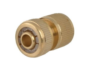 BRASS FEMALE WATER STOP CONNECTOR 12.5MM (1/2IN)
