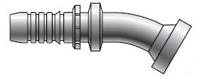 Gates GlobalSpiral™ SAE Flange 30° Swept Elbow Code 61