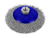 STEEL BEVEL WIRE CUP BRUSH 115MM M14 X 2
