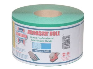 Faithfull Tools 115mm Green Aluminium Oxide Paper Roll