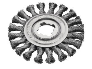 Lessmann X-Lock Non-Spark Knot Wheel Brush