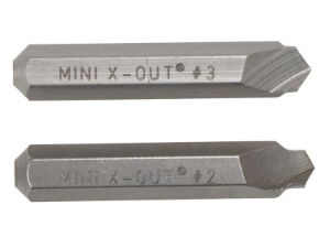 MINI X OUT SCREW EXTRACTOR WOOD SCREW SIZES NO 6 - 10