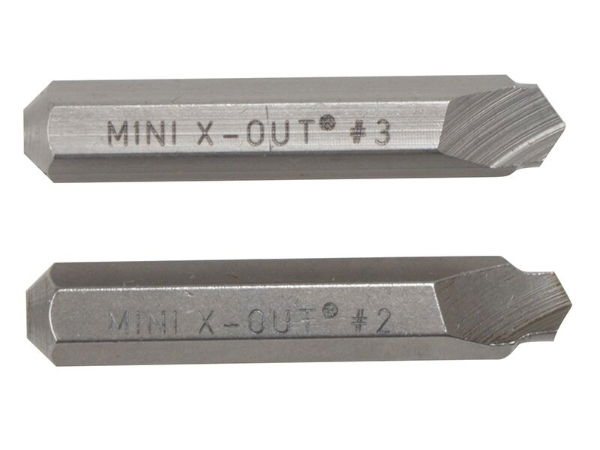 MINI X OUT SCREW EXTRACTOR WOOD SCREW SIZES NO 6 - 10